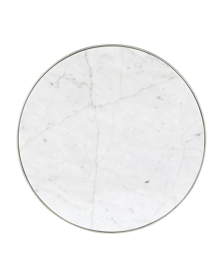 Side Tables Lunaria Silver Accent Table