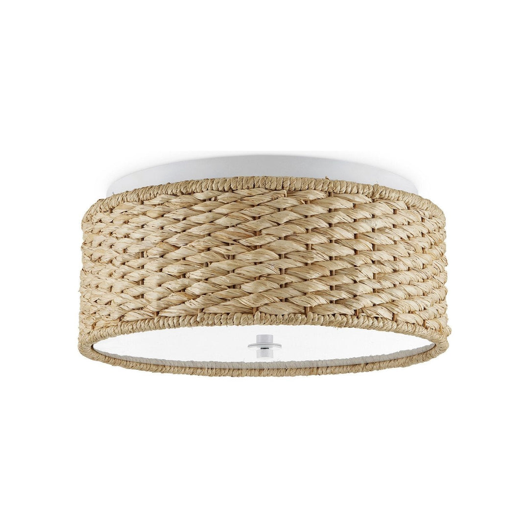 Colchester Raffia Flush Mount