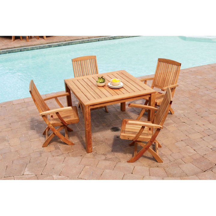 Outdoor Dining Tables Newport 42" Square Dining Table