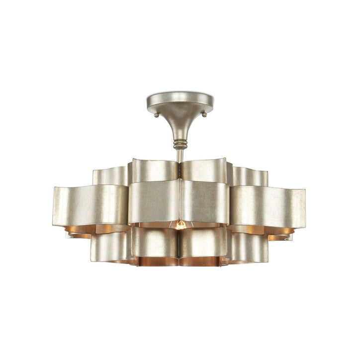 Grand Lotus Small Sliver Chandelier