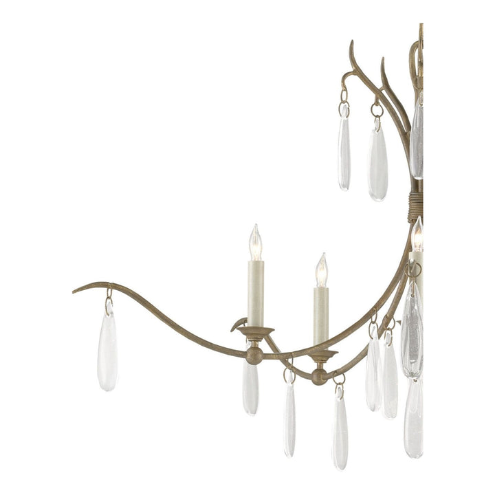 Marshallia Small Brass Chandelier