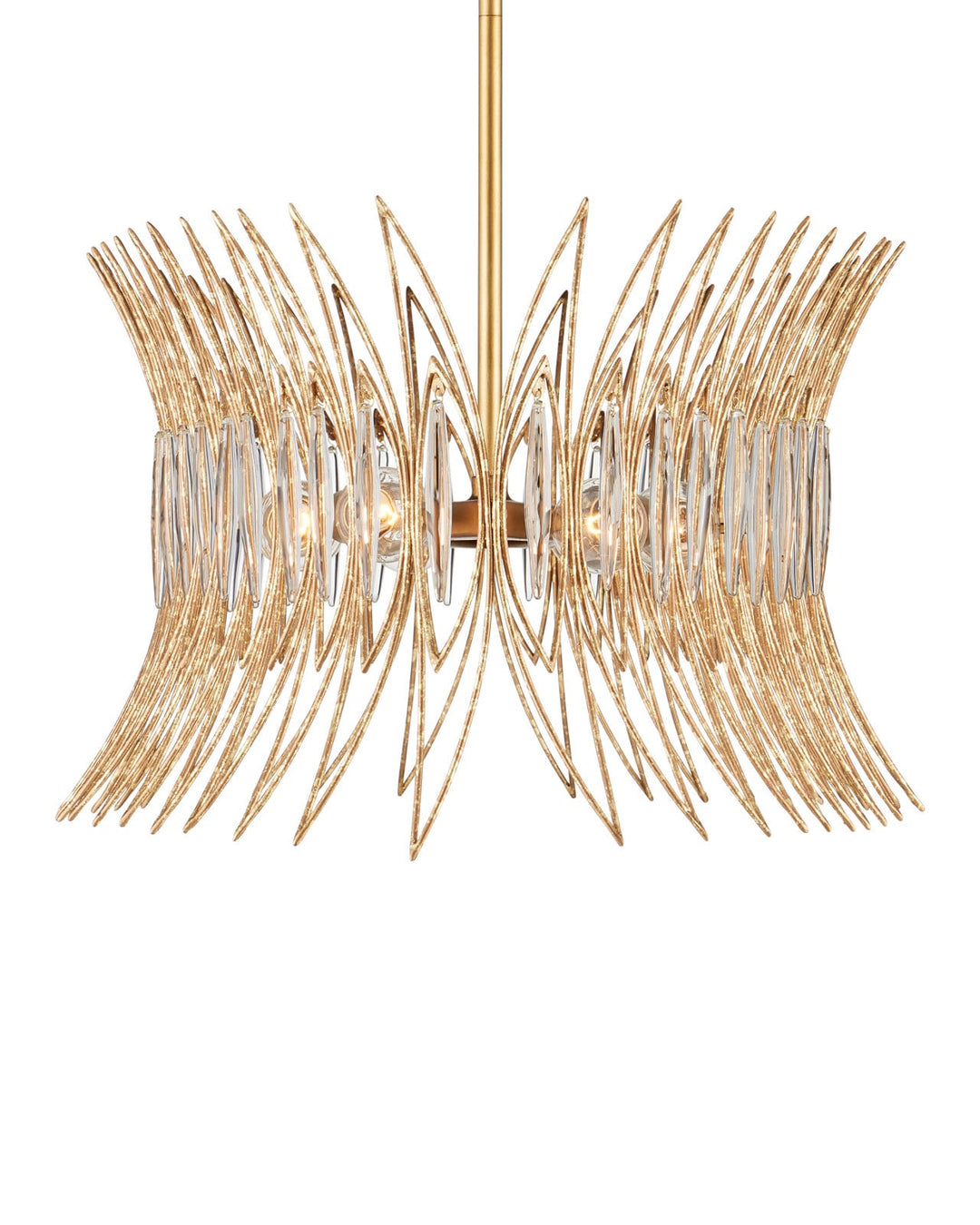 Chandeliers Marquise Oval Gold Chandelier