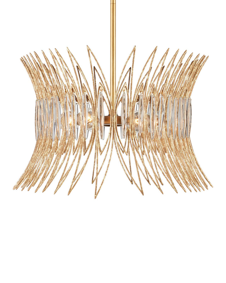 Chandeliers Marquise Oval Gold Chandelier