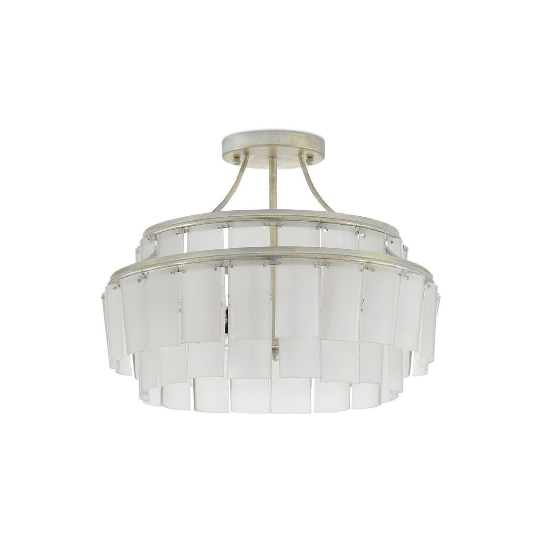 Vintner White Semi-Flush Mount