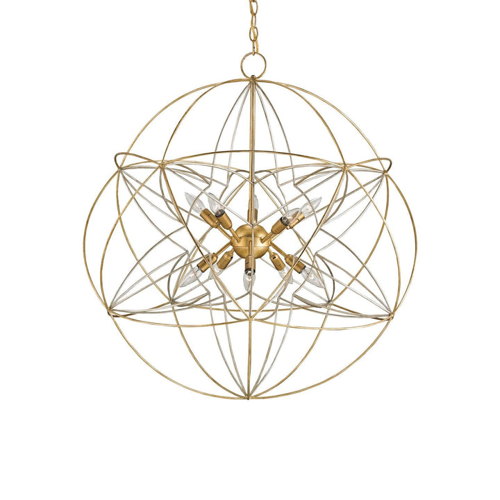 Zenda Gold Orb Chandelier