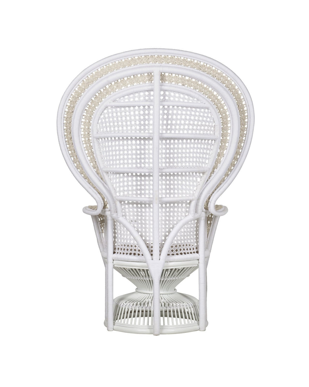 Lounge Chairs Emanuelle White Armchair, Linho Sand