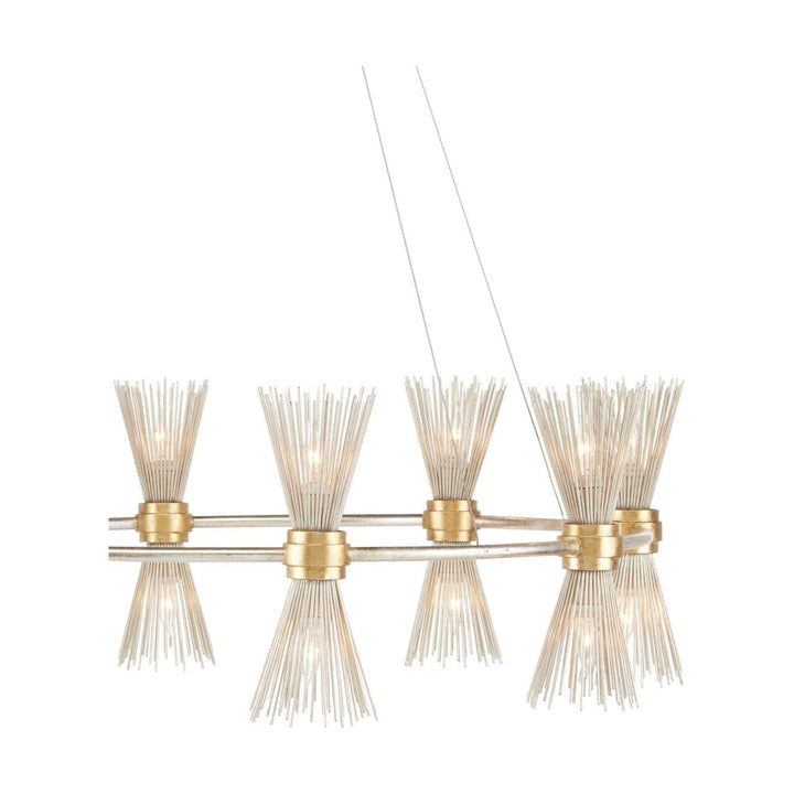 Novatude Gold & Silver Chandelier