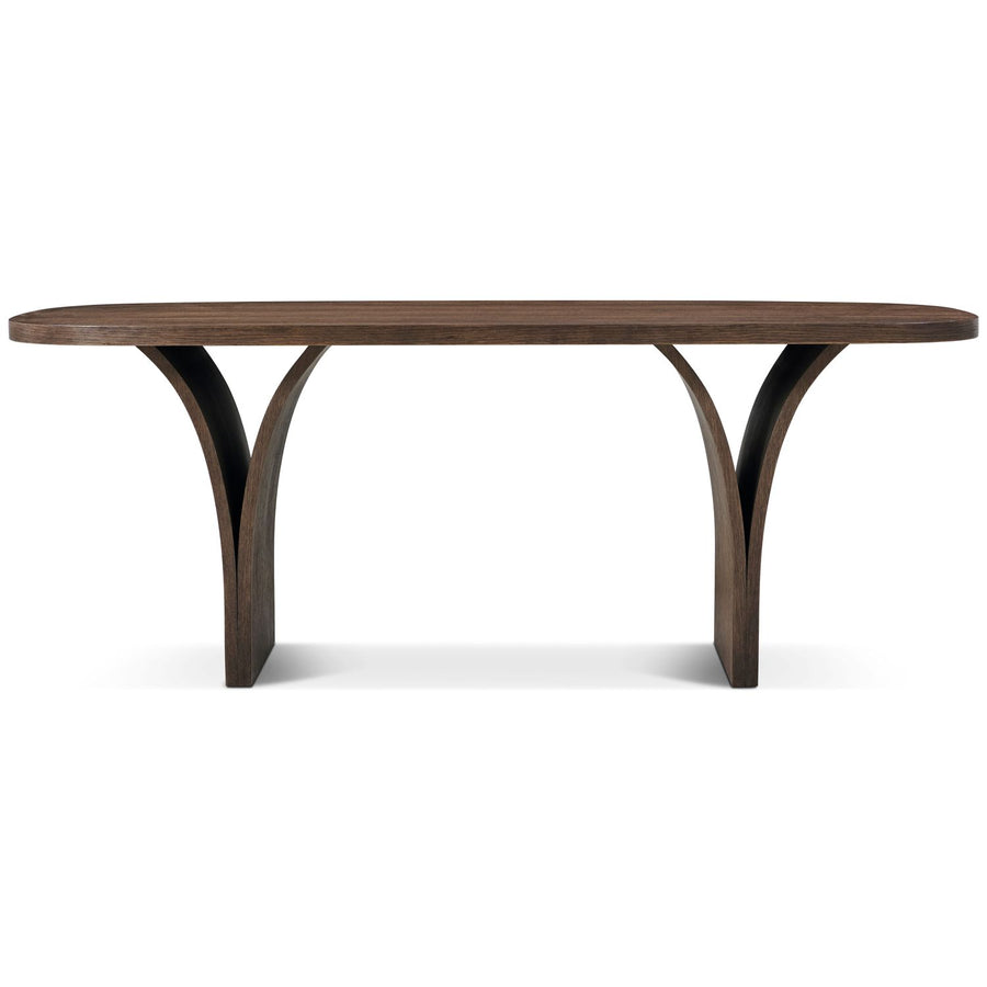 Seoul Oval Dining table - Classic / Brown