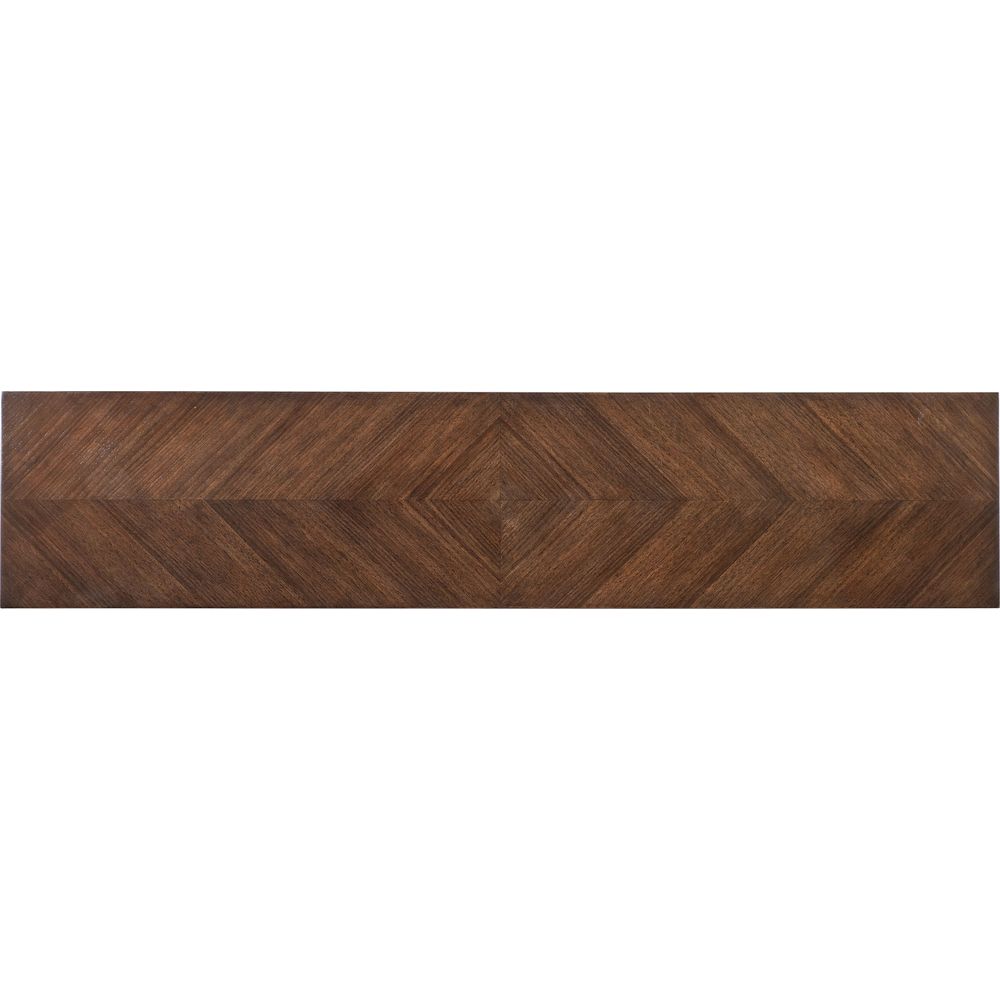 Console Tables Melange Contours Console - Dark Wood