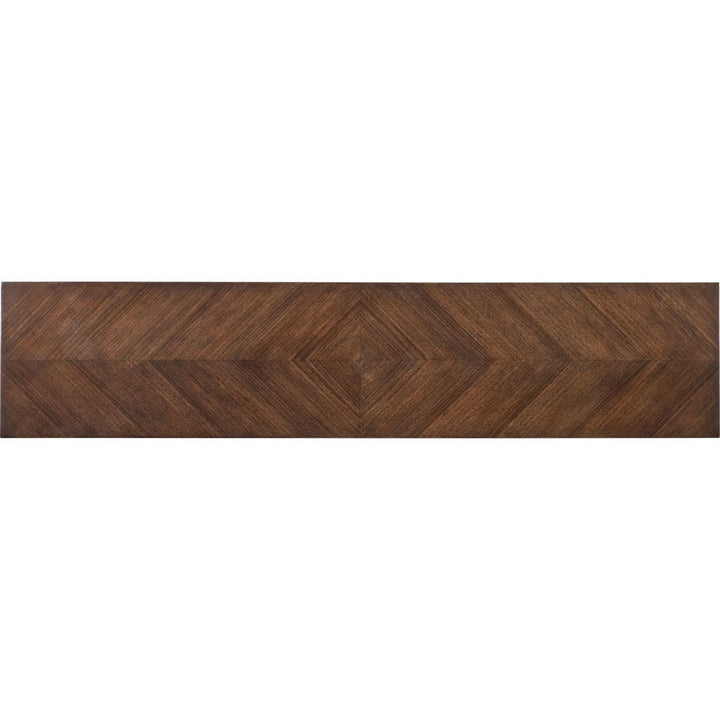 Console Tables Melange Contours Console - Dark Wood