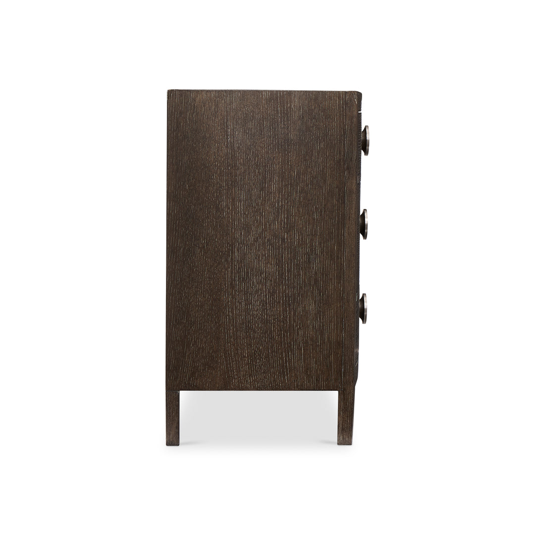 Linea Bachelor's Chest in Cerused Charcoal