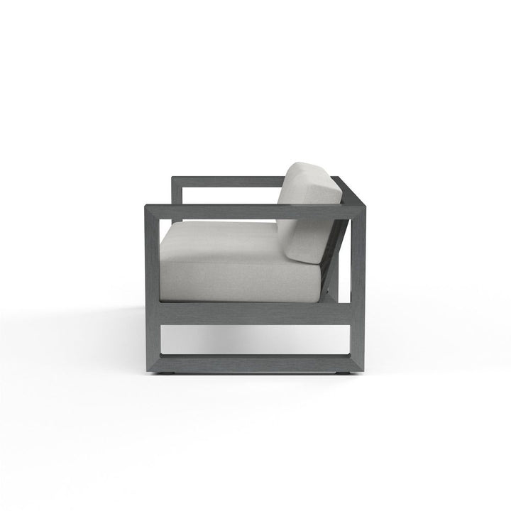 Outdoor Sofas and Sectionals Redondo Loveseat in Cast Silver, No Welt