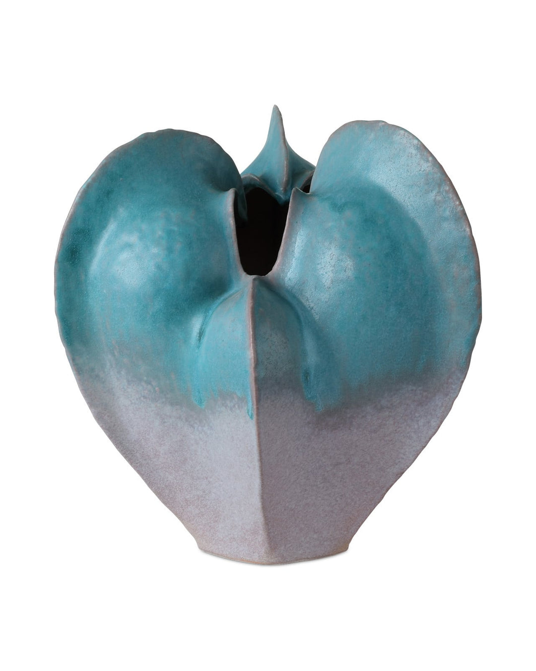 Vases Free-Form Blue Vase