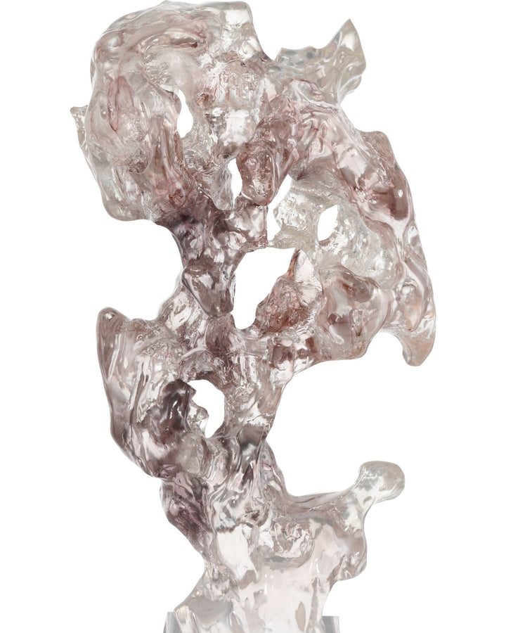 Decorative Objects Faux Rock Crystal Medium Sculpture