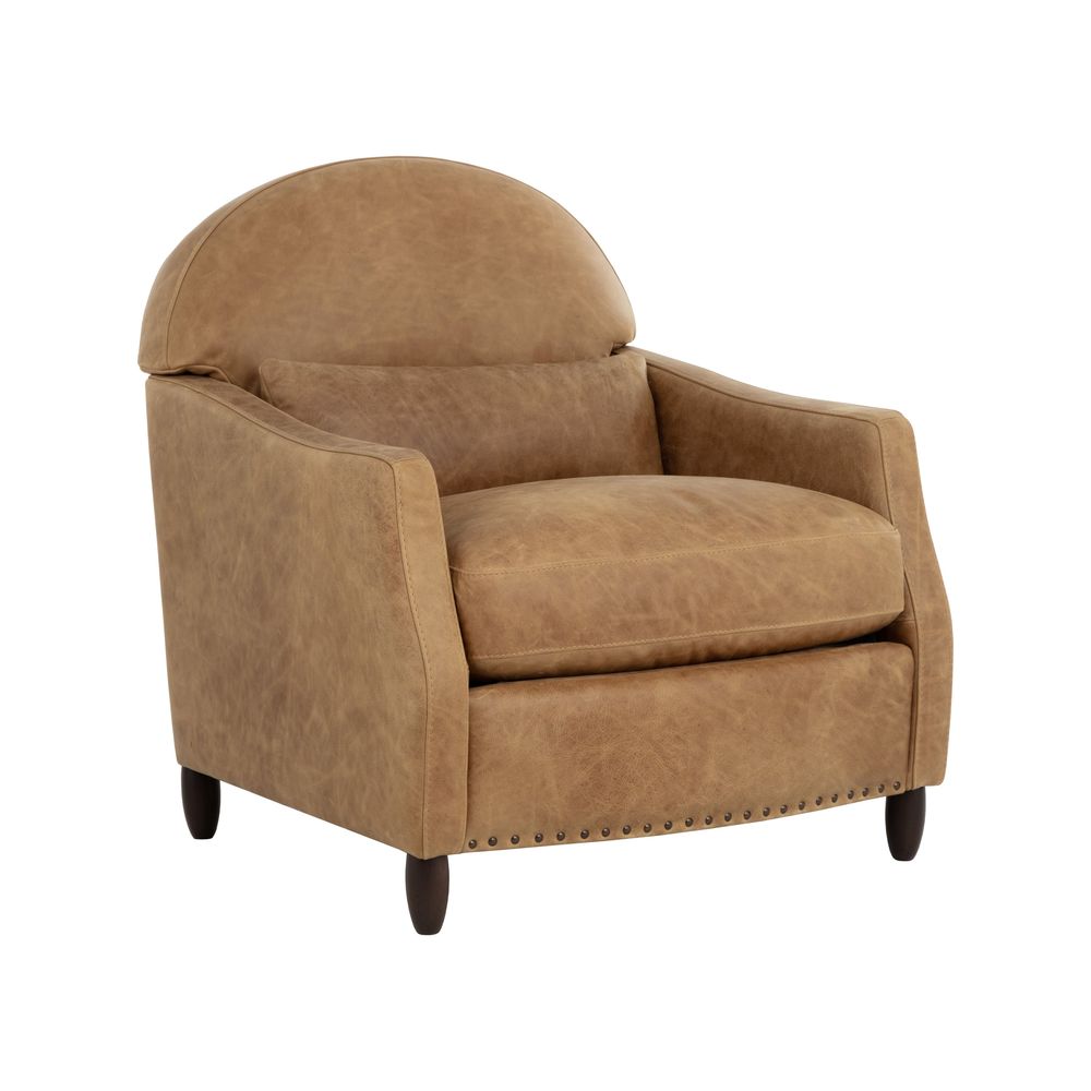 Lounge Chairs Cynthia Lounge Chair - Camel Leather