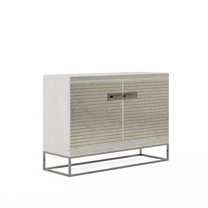 Mezzanine Hall Chest - Nickel, Grey