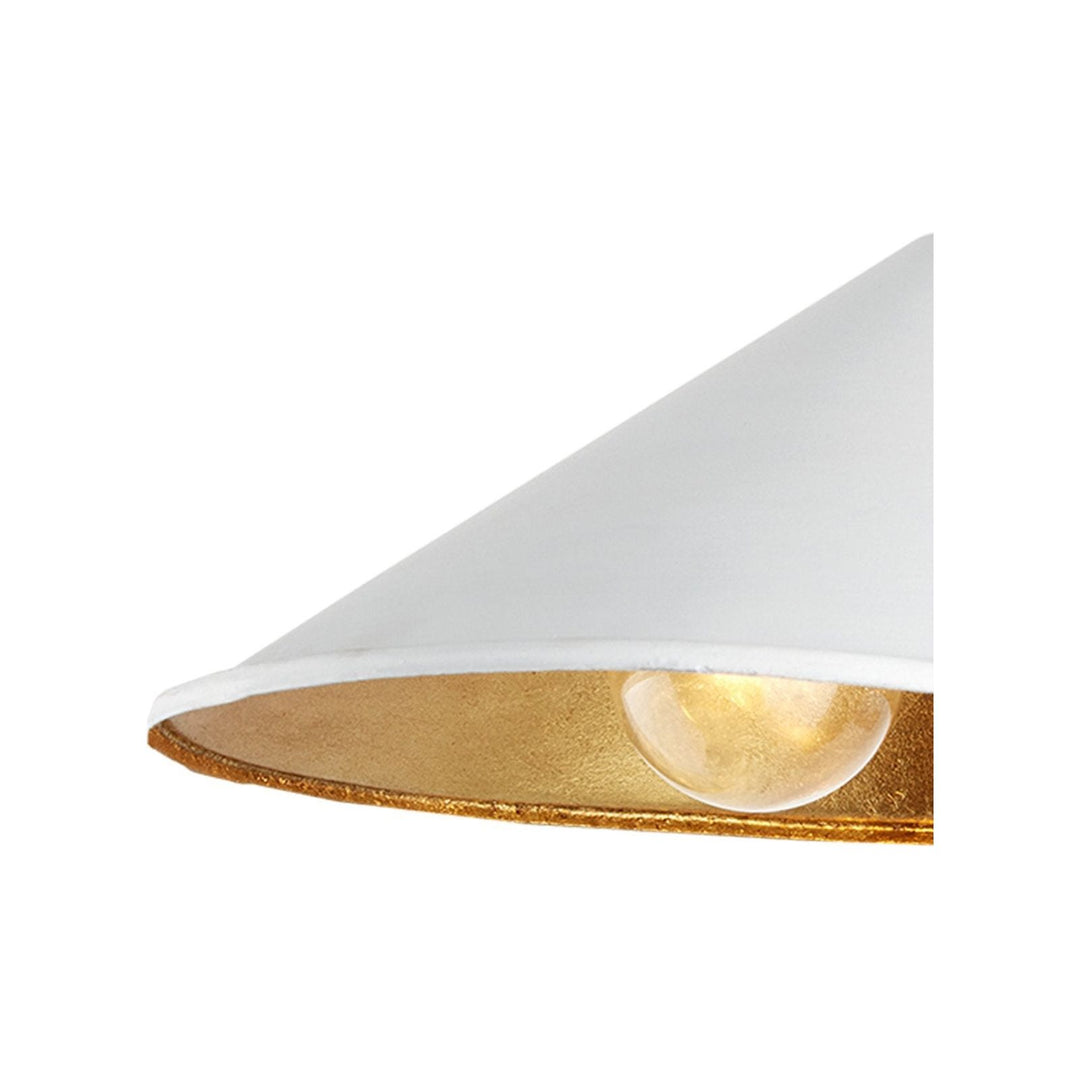 Serpa White Single Swing-Arm Wall Sconce