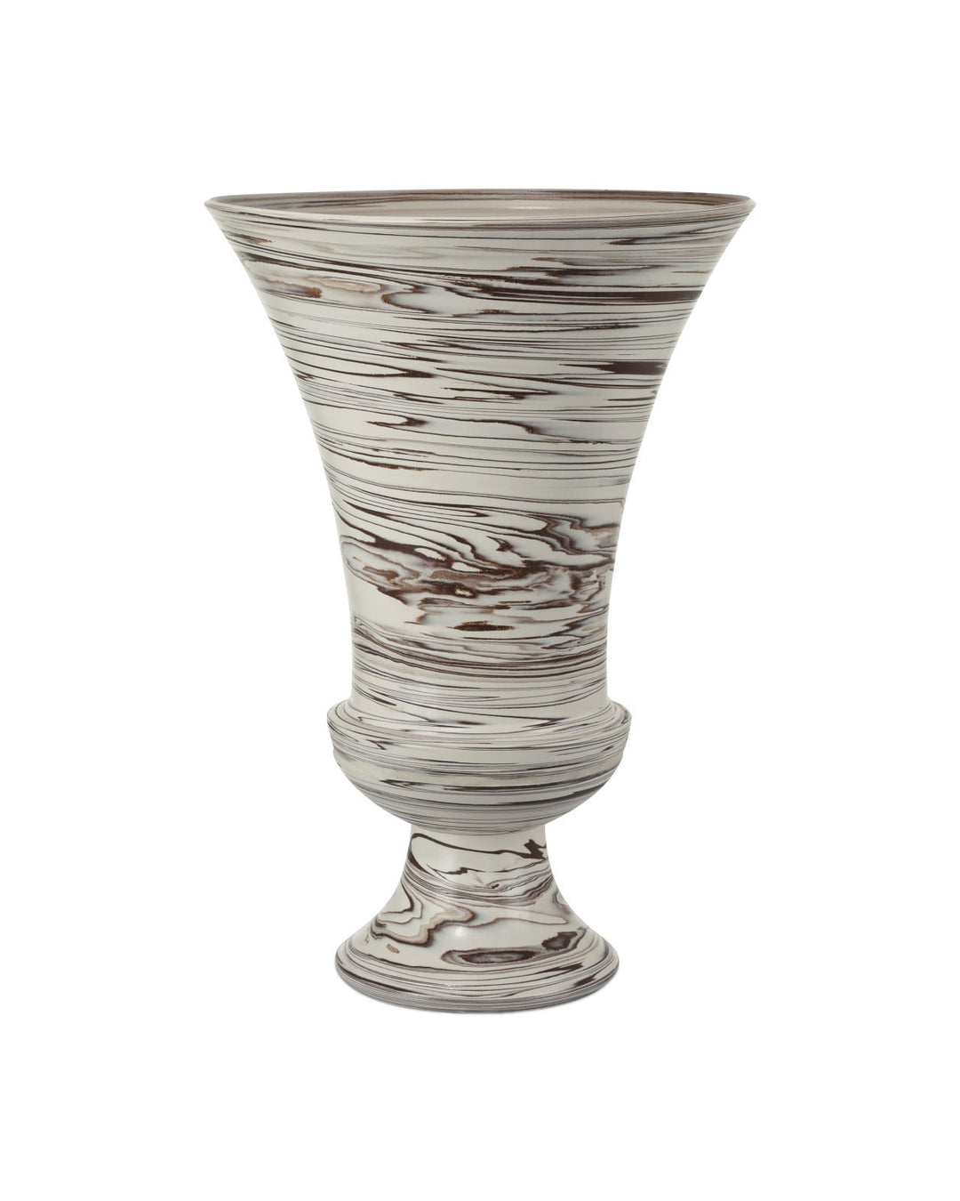 Vases Jejune Beige Large Footed Vase