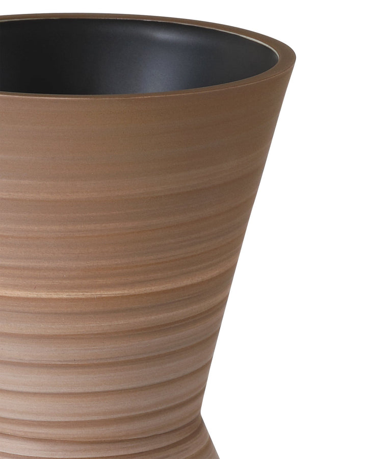 Vases Happy 80's Brown & Pale Blue Vase Set of 2