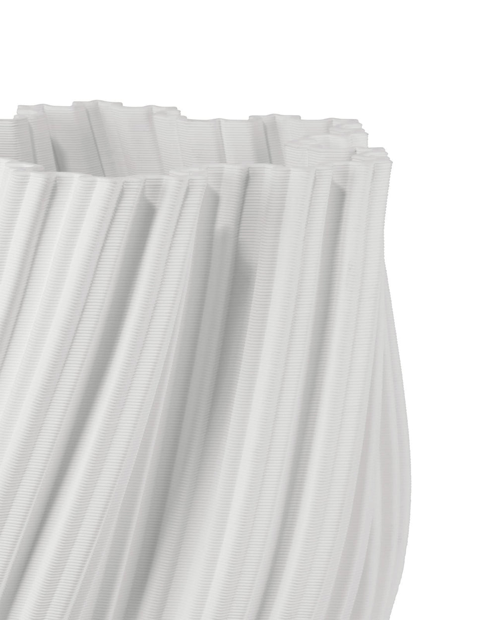 Vases Whorl Large White Vase