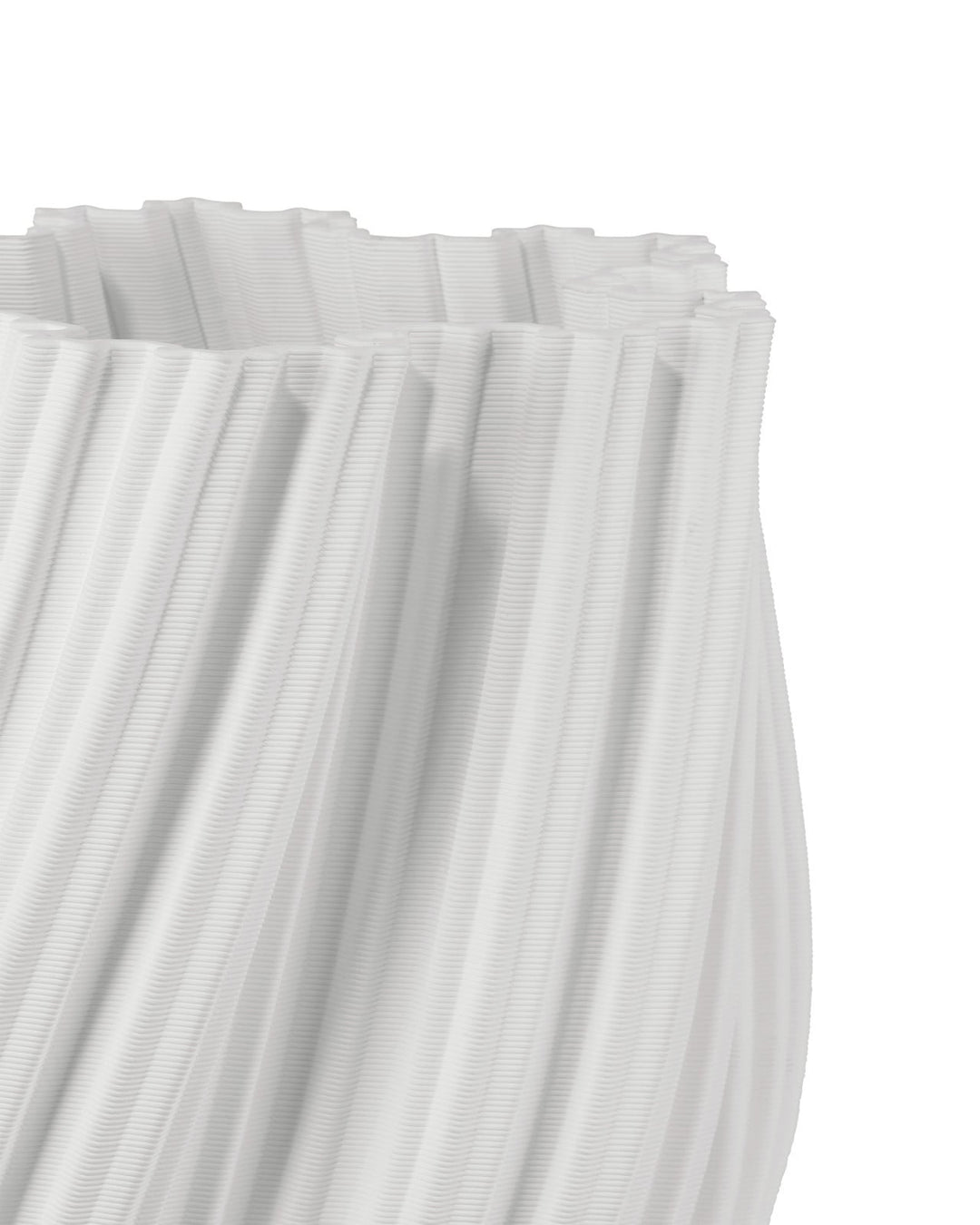Vases Whorl Large White Vase