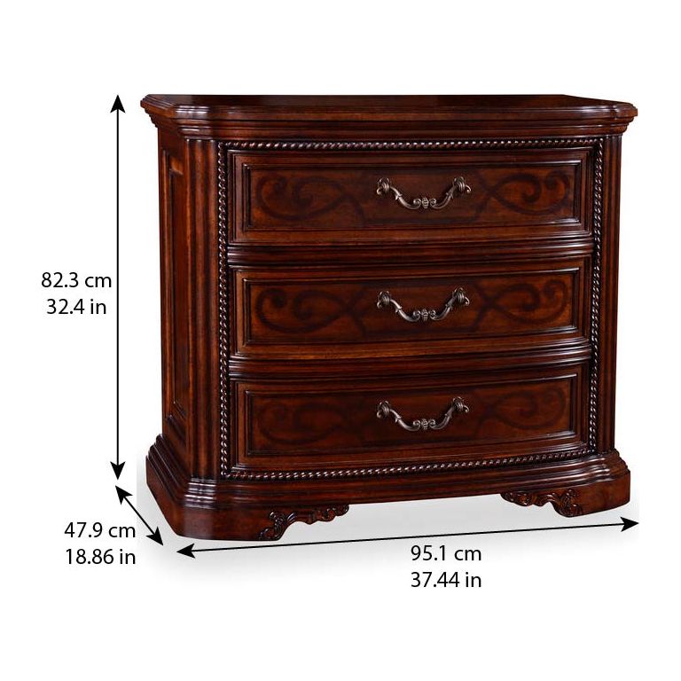 Valencia Nightstand - Brown