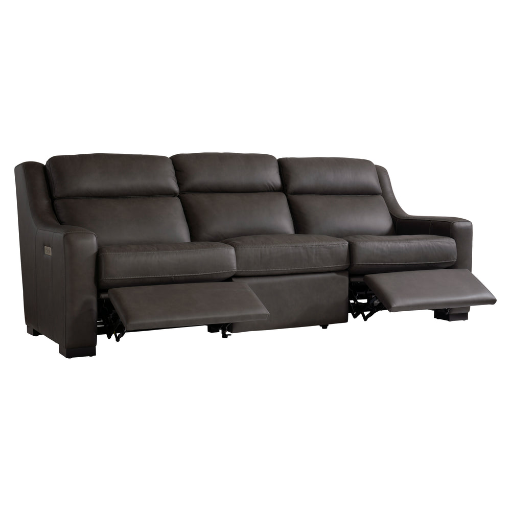 Germain Leather Power Motion Sofa Recliner