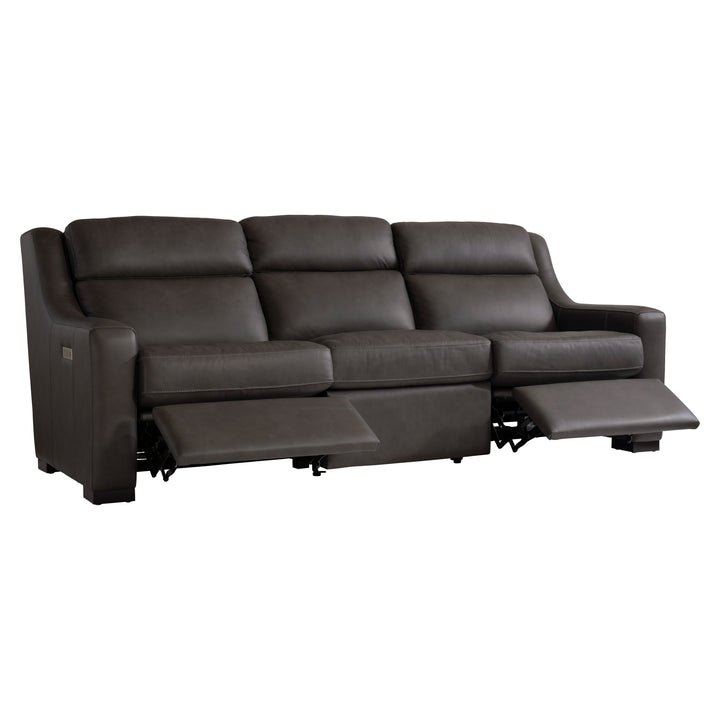 Germain Leather Power Motion Sofa Recliner