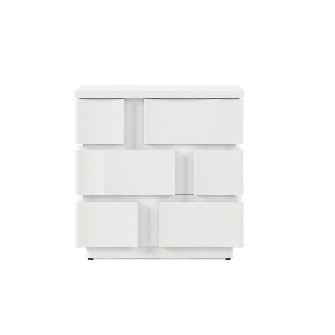 Portico Chairside Table - White