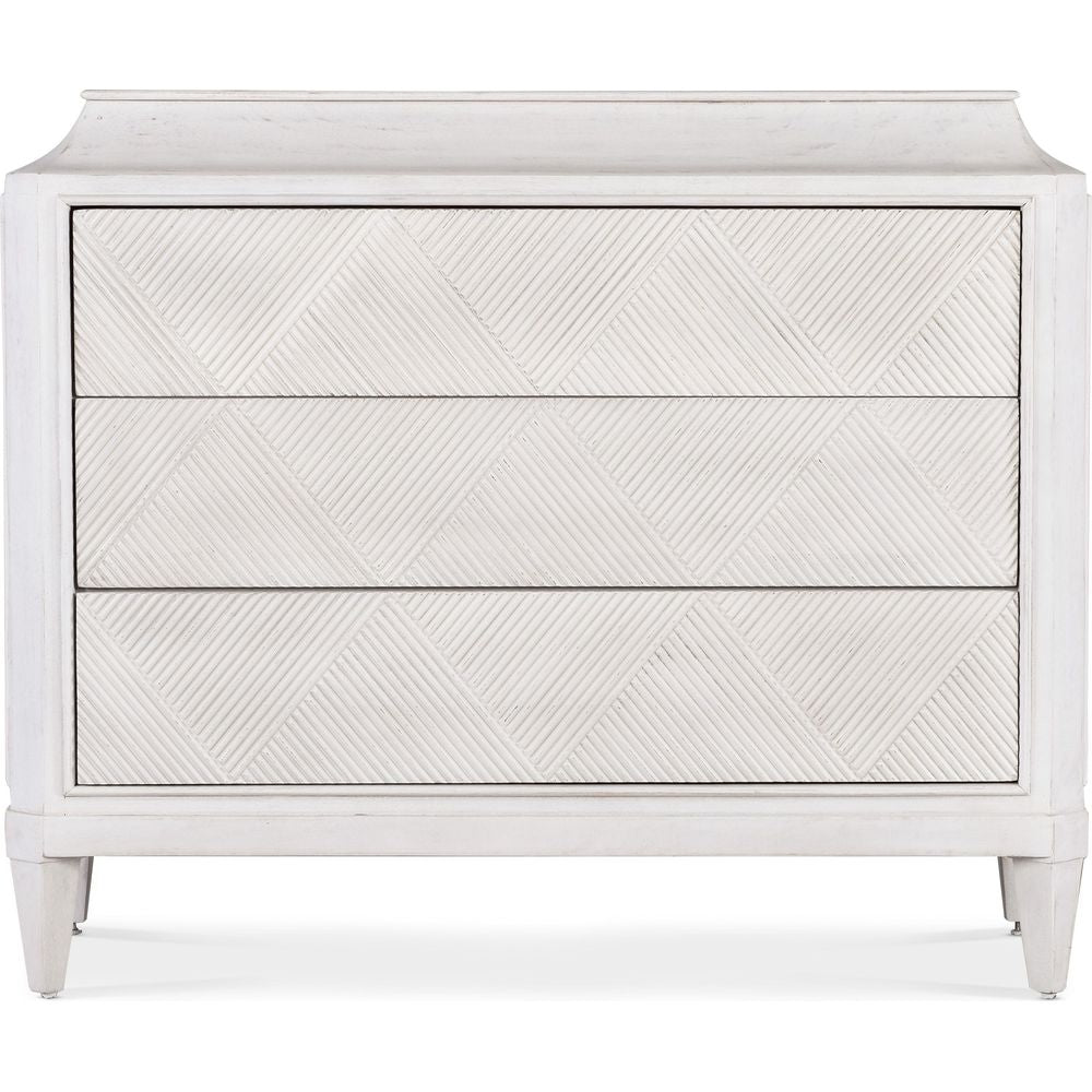 Dressers & Chests Commerce & Market Argyle Three-Drawer Chest - Whites/Creams/Beiges