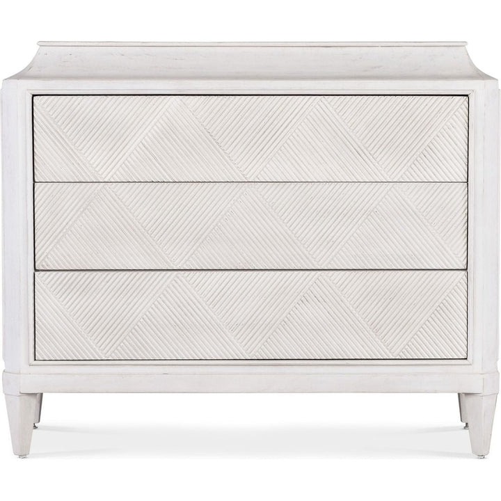 Dressers & Chests Commerce & Market Argyle Three-Drawer Chest - Whites/Creams/Beiges