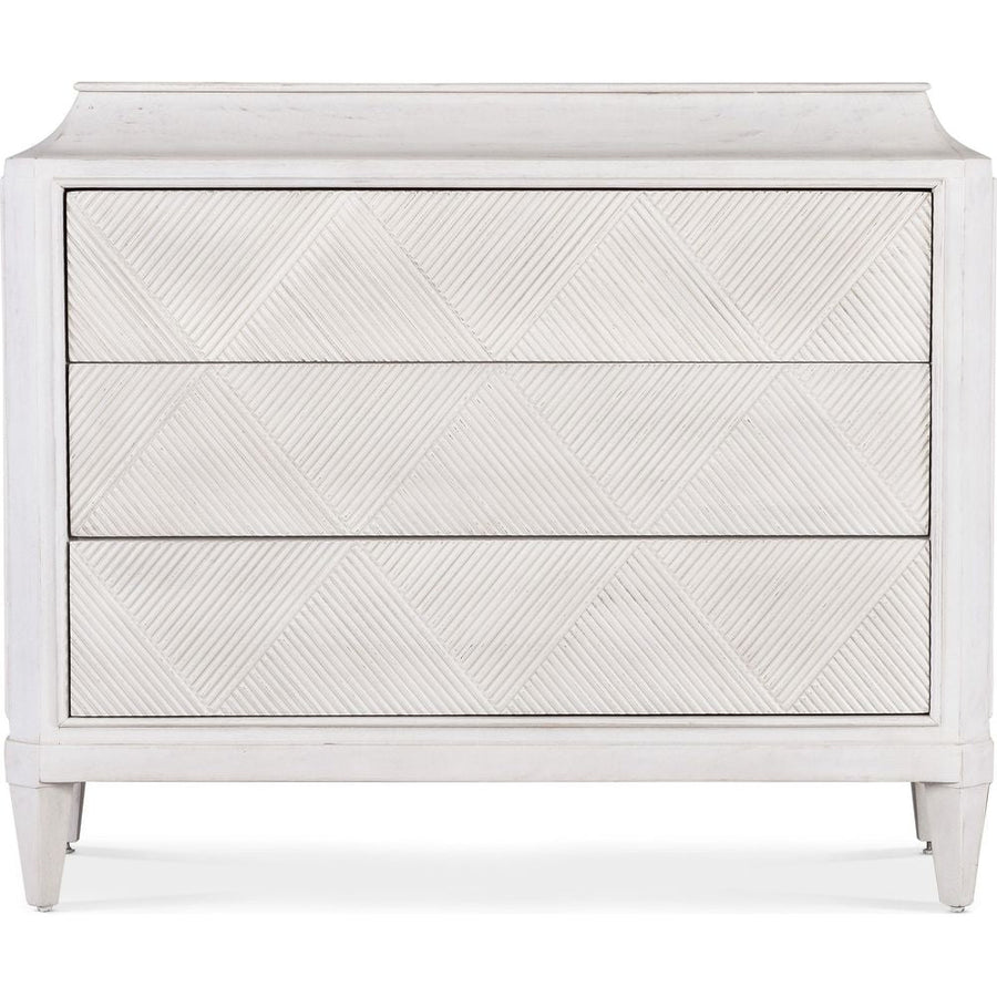 Dressers & Chests Commerce & Market Argyle Three-Drawer Chest - Whites/Creams/Beiges