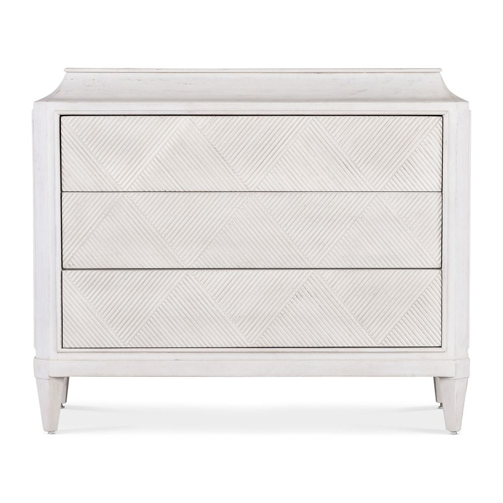 Dressers & Chests Emporium Argyle Three-Drawer Chest - Whites/Creams/Beiges