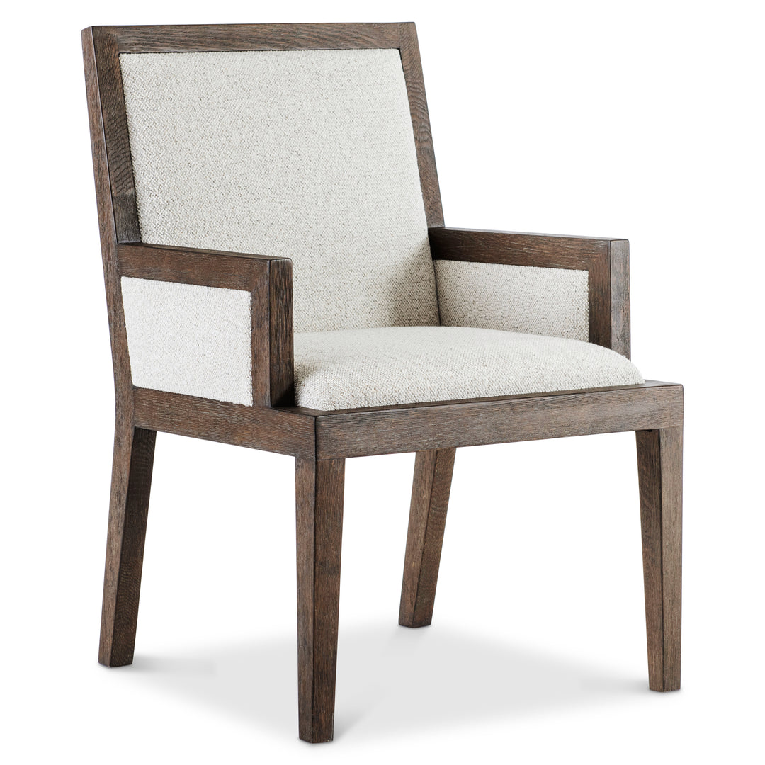Outline Wooden Frame Arm Chair
