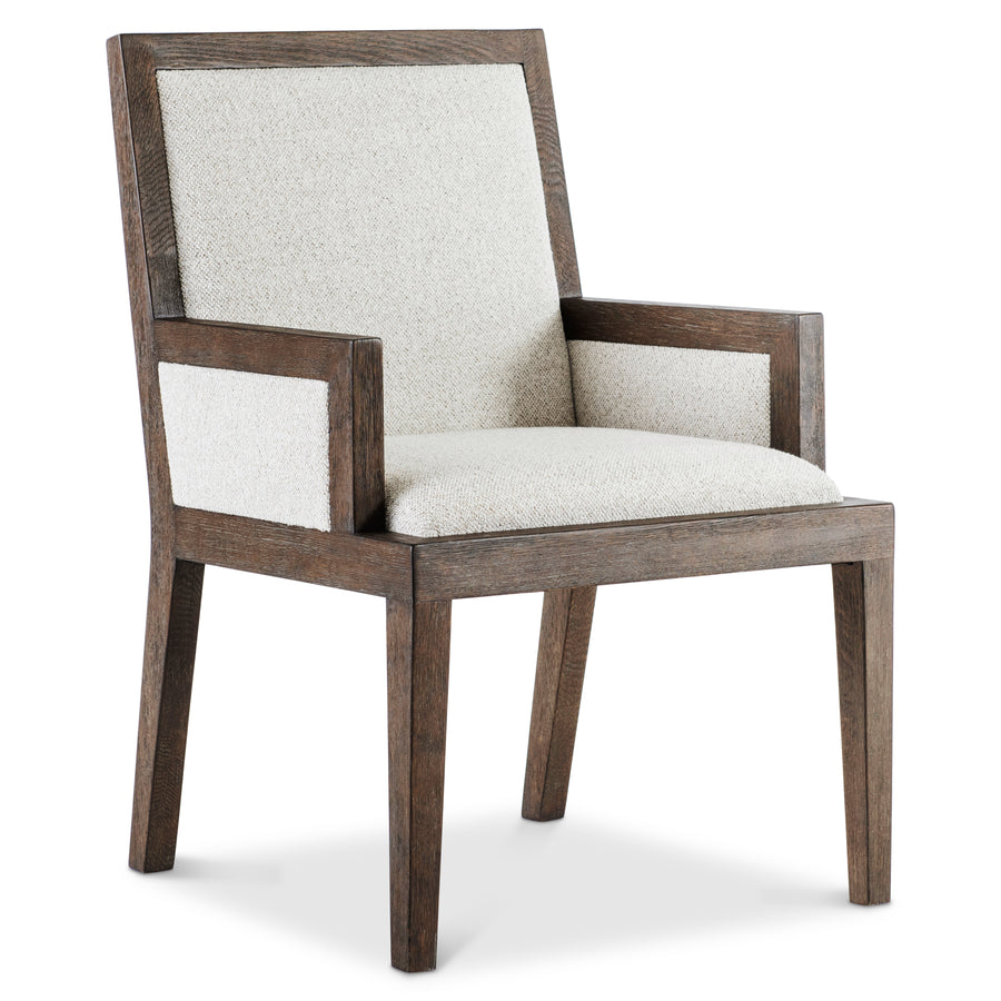 Outline Wooden Frame Arm Chair
