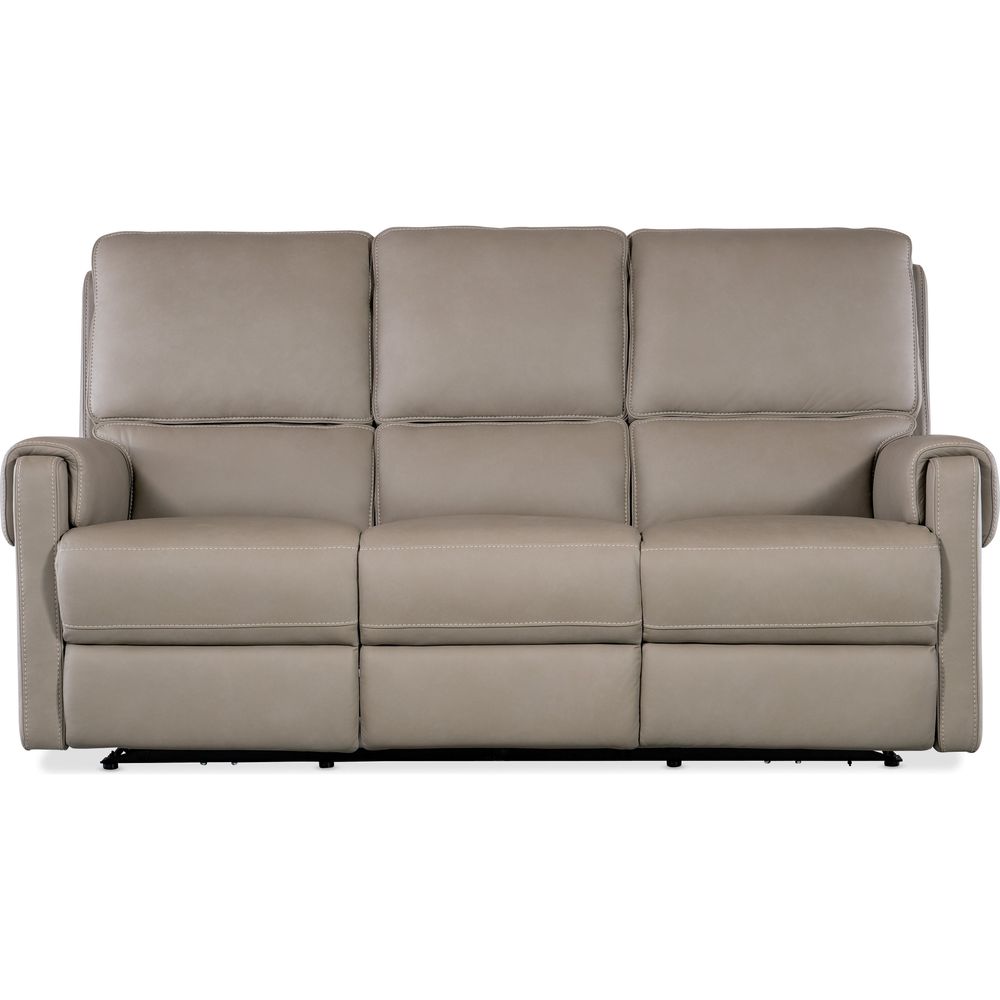Sofas: Recliners Bishop Sofa with Power Recline & Power Headrest - Grey
