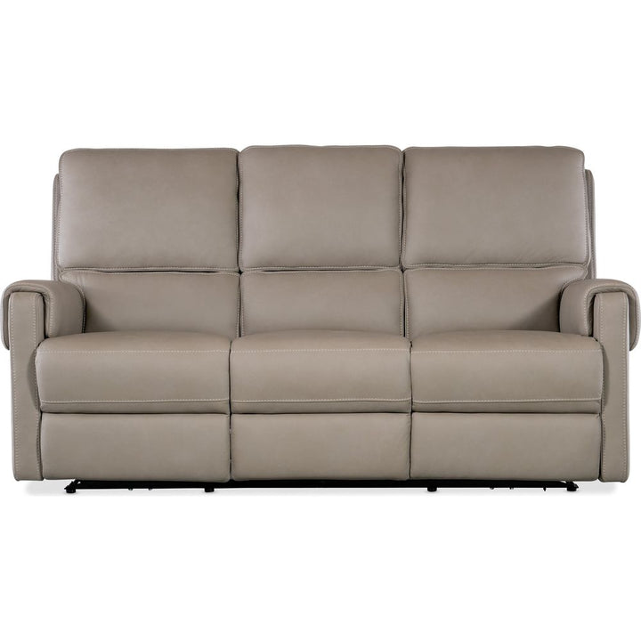Sofas: Recliners Bishop Sofa with Power Recline & Power Headrest - Grey