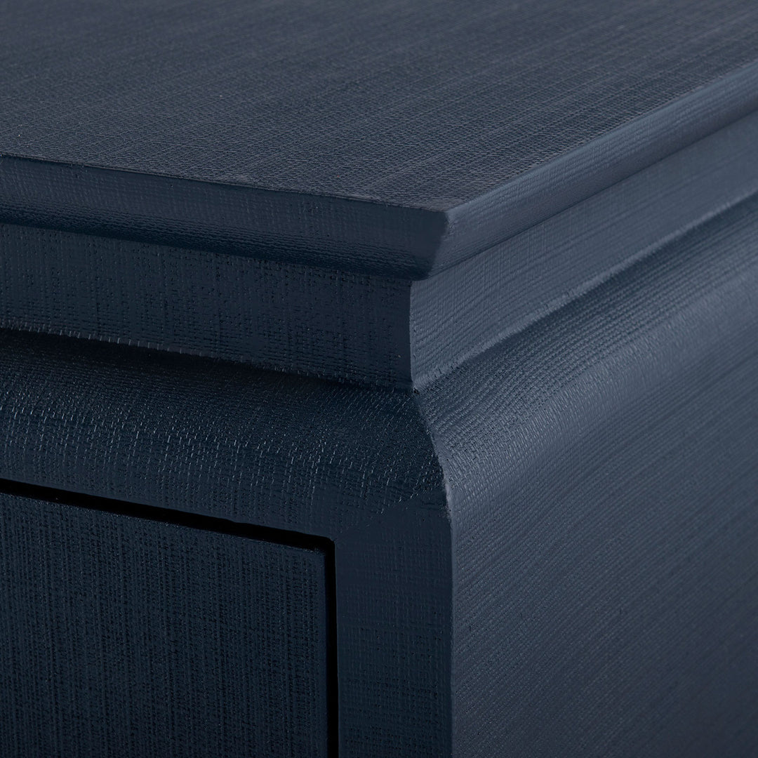 Elina 3-Drawer Side Table, Storm Blue