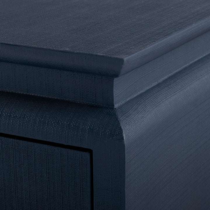 Elina 3-Drawer Side Table, Storm Blue