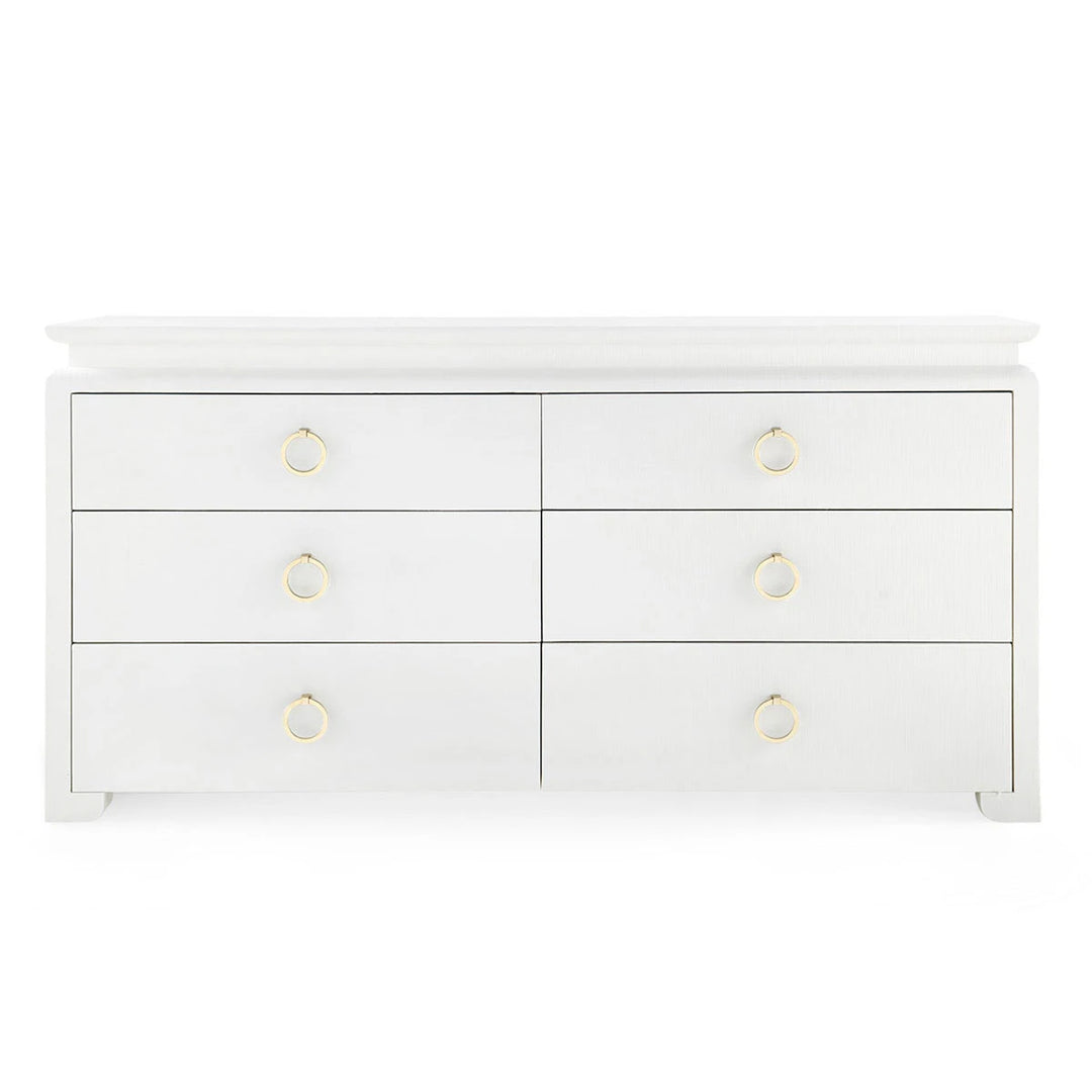 Elina Extra Large 6-Drawer, Vanilla