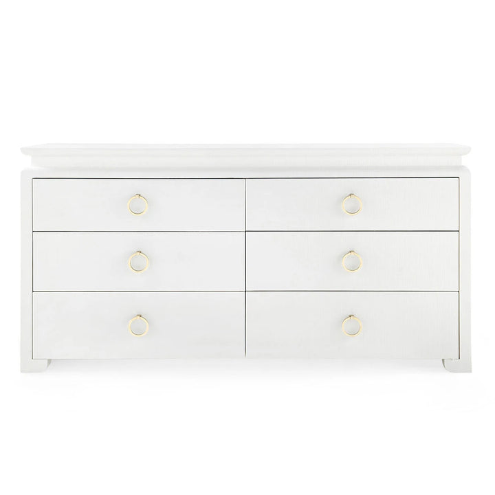 Elina Extra Large 6-Drawer, Vanilla