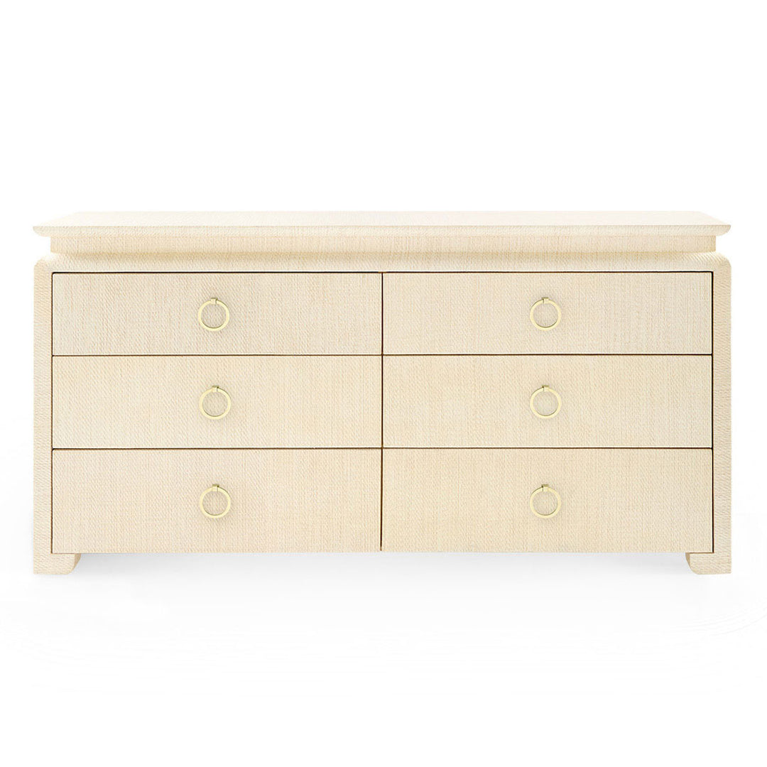 Elina Extra Large 6-Drawer, Natural Twill