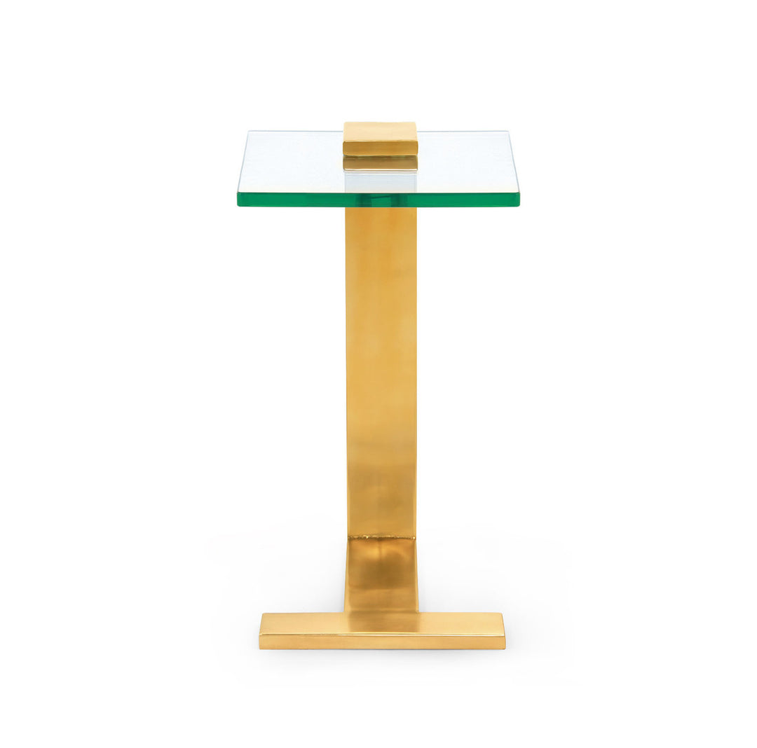 Elle Side Table, Brushed Brass