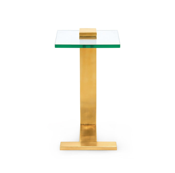 Elle Side Table, Brushed Brass