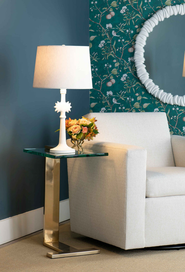 Elle Side Table, Brushed Brass