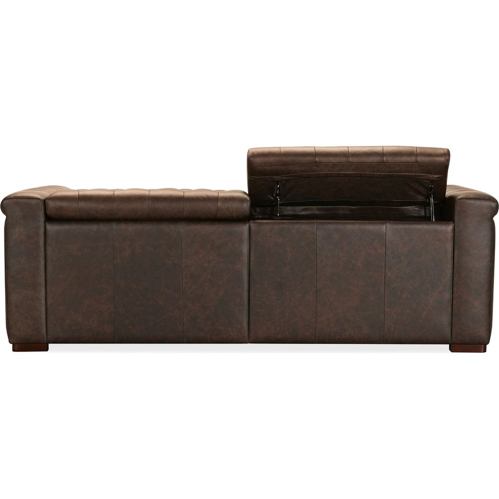 Sofas: Recliners Apollo Deux Power Recliner and Power Headrests - Saddlewood Brown