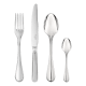 Flatware Set for 12 People (48 Pieces) Albi Acier Stainless