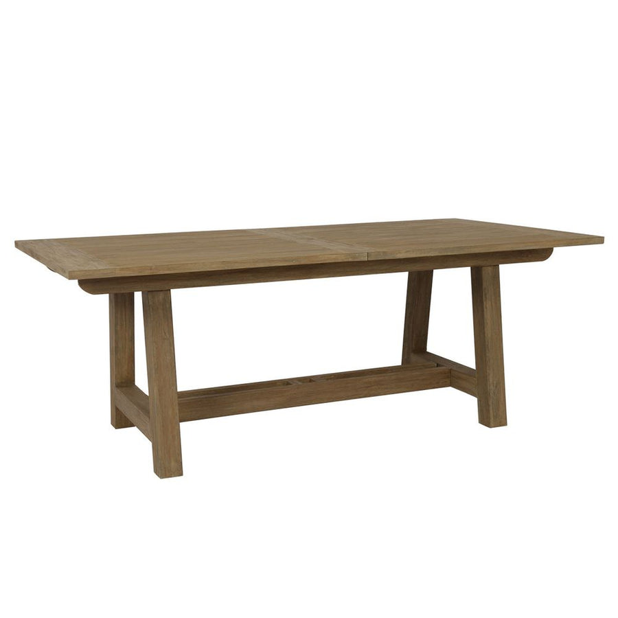 Outdoor Dining Tables Coastal Teak Dining Table with Leaf Extension