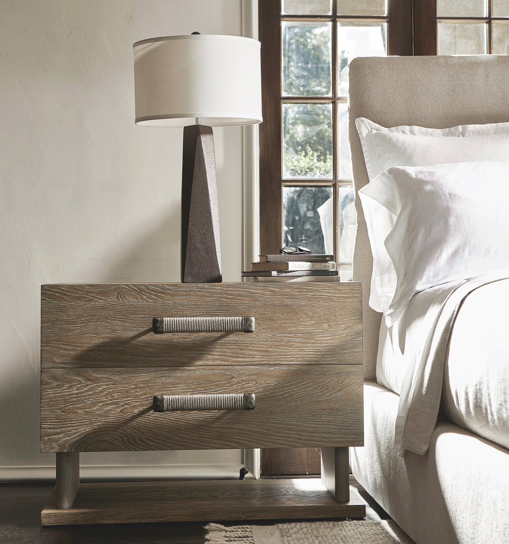 Casa Paros Nightstand with Panel Base