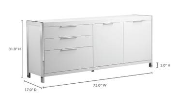 Neo Sideboard White-Moes-MOE-ER-1118-18-Sideboards & Credenzas-6-France and Son